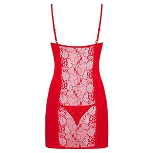 Chemise Obsessive Heartina Roșu S-M Thumb 3