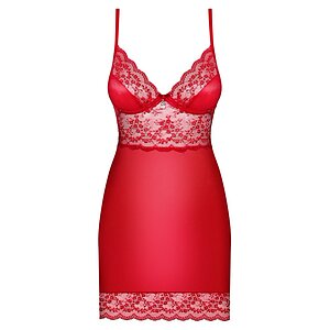 Chemise Obsessive Lovica Rosu S-M Thumb 2