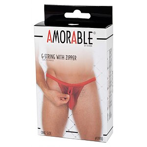 Chilot Amorable David With Zipper Roșu S-L Thumb 1