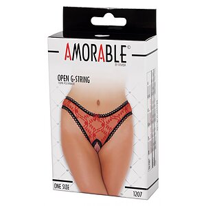 Chilot Amorable Open Adeline Roșu S-L Thumb 4