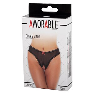 Chilot Amorable Open Eliza Negru S-L Thumb 2