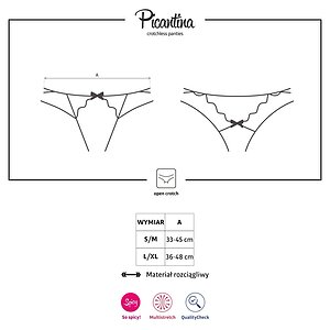 Chilot Decupat Obsessive Picantina Negru L-XL Thumb 4