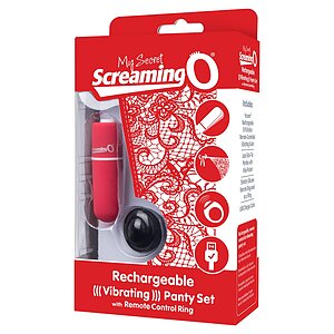Chiloti Charged Remote Control Panty Vibe Rosu Thumb 2