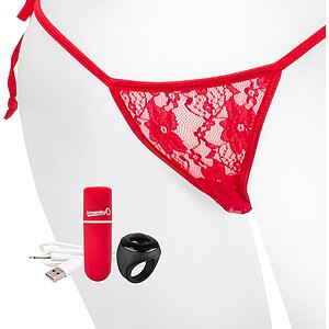 Chiloti Charged Remote Control Panty Vibe Rosu Thumb 1