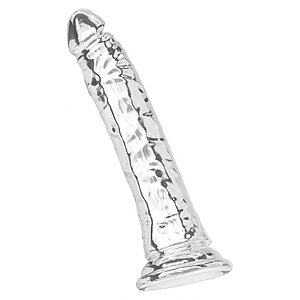 Clear Dong 9 Inch Transparent Thumb 1