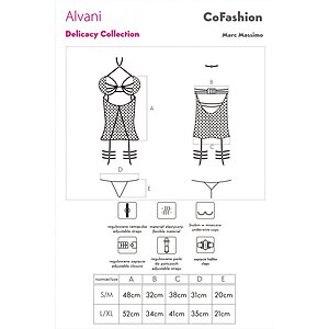 Corset CoFashion Alvani Negru S-M Thumb 2