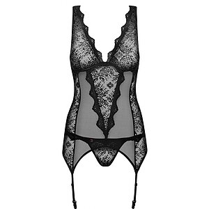 Corset Obsessive Emperita Negru L-XL Thumb 2