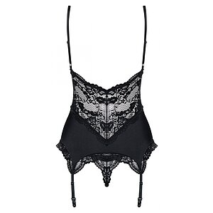 Corset Obsessive 810-COR Negru S-M Thumb 3