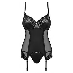 Corset Obsessive Amallie Negru L-XL Thumb 2