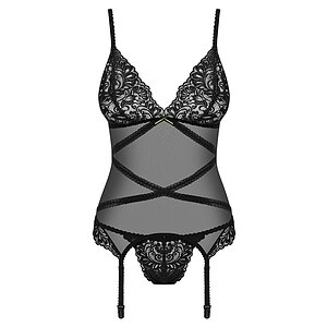 Corset Obsessive Bondea Negru L-XL Thumb 2
