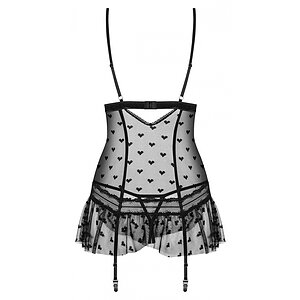 Corset Obsessive Heartia Negru L-XL Thumb 3