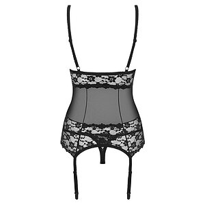 Corset Obsessive Letica Negru S-M Thumb 3