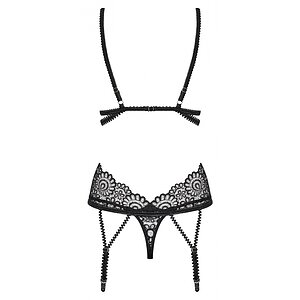 Corset Obsessive Mixty Negru L-XL Thumb 3