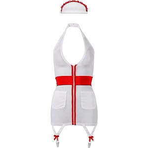 Costum Asistentă Cottelli Collection Alb M Thumb 2