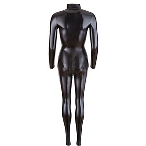 Costum Latex Cottelli Collection Jumpsuit Negru M Thumb 5
