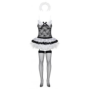 Costum Obsessive Housemaid Negru L-XL Thumb 2