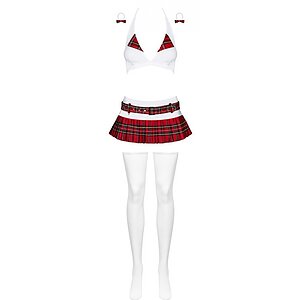 Costum Obsessive Schooly Alb S-M Thumb 2