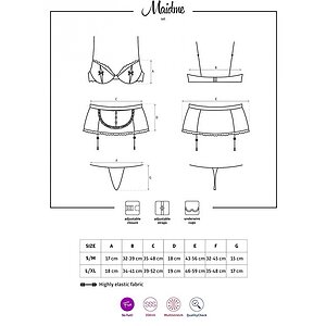 Costum Obsessive Maidme Negru S-M Thumb 4