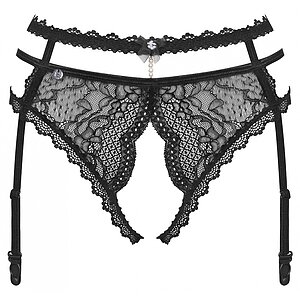 Portjartier Obsessive Pearlove Negru 2XL Thumb 2