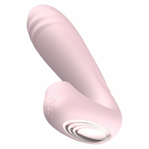 Crushious Pookie Stimulator cu Dublă Stimulare, Reîncărcabil Roz Thumb 2
