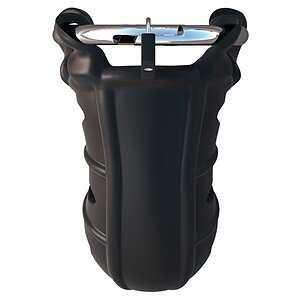 Cușcă Penis Silicone Block Negru Thumb 4