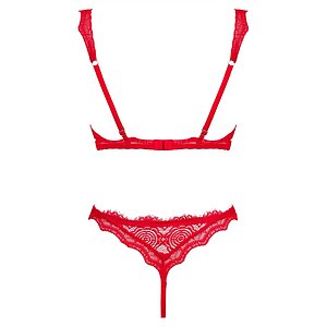 Set Obsessive Bergamore Roșu XS-S Thumb 3