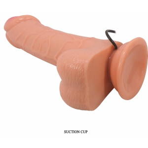 Vibrator Rotativ Barbara Ken 8.3 cm, cu Ventuză Thumb 2