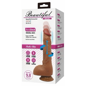 Debra Wilks 25cm Rotativ cu Vibrații și Ventuză Thumb 16