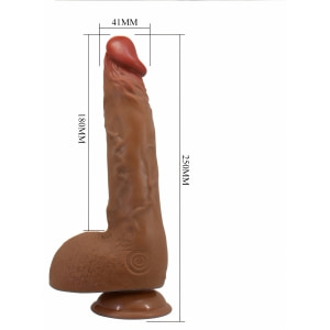 Debra Wilks 25cm Rotativ cu Vibrații și Ventuză Thumb 14
