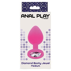 Plug Anal Diamond Jewel Medium Roz Thumb 2