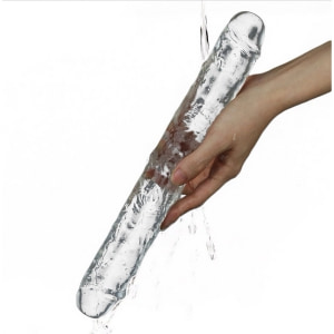Dildo Dublu 30cm Flawless Transparent Thumb 2