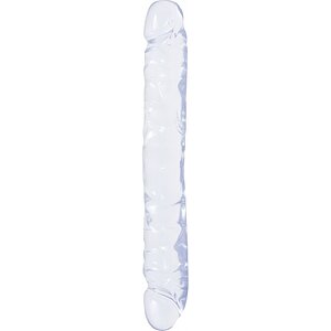 Dildo Dublu Crystal Jellies Jr. 30.5cm Transparent Thumb 1
