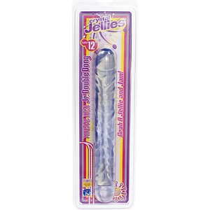 Dildo Dublu Crystal Jellies Jr. 30.5cm Transparent Thumb 2