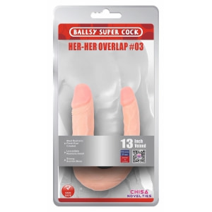 Dildo Dublu Her Her Overlap Thin Thumb 5