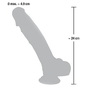 Dildo Ventuză Medical Silicone 24cm Thumb 6