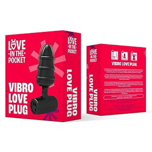 Dop Anal Cu Vibratii Love in the Pocket Negru Thumb 9