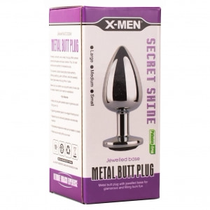 Dop Anal X-MEN Secret Shade Metal S Argintiu Thumb 5