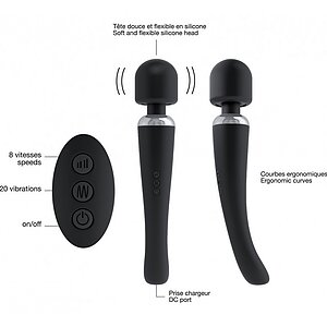 Vibrator Masaj Dorcel Megawand Negru Thumb 5