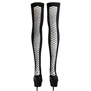 Dresuri Cottelli Collection Stay-Ups Opaque Negru S-M Thumb 2