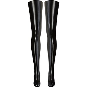 Dresuri LateX Celeste Negru XS Thumb 3