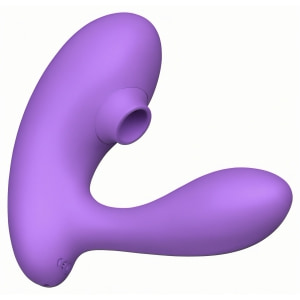 DuoVibe I Vibrator Air Punctul G Mov 9+9 Moduri, Reîncărcabil Thumb 3