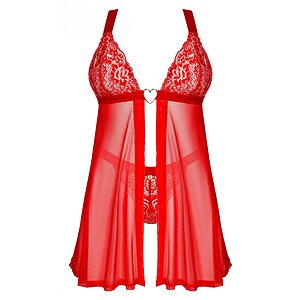 Babydoll Obsessive Elianes Roșu XS-S Thumb 2