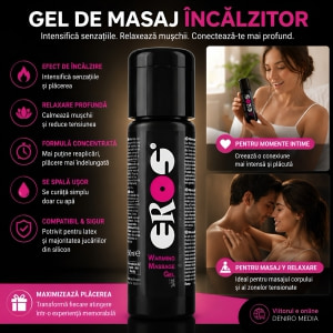 Eros Gel Masaj Încălzitor 100 ml — Efect Cald Thumb 5