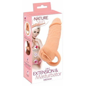 Extensie 2în1 Nature Skin MEDIUM +3 cm, TPE Thumb 14