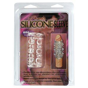 Extensie Peniană Flexibilă Cu Textură Unică Transparent Thumb 1