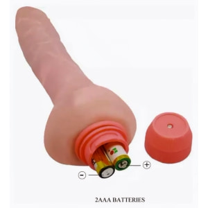 Debra Flexi Vibe Flesh - Vibrator Realist Flexibil 17 cm Thumb 1