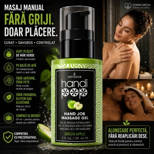 Gel Comestibil Masaj Sensuva HandiPop Măr Verde 59ml Thumb 1