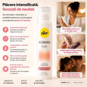 Gel Stimulator Clitoridian Pjur Woman Lust Gel 15ml Thumb 3