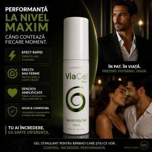 Gel Stimulator ViaGel Pentru Bărbați 30 ml Thumb 4