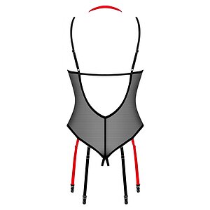 Body Obsessive Glandez Decupat Negru XS-S Thumb 3